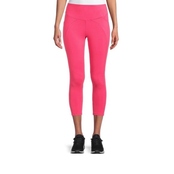 Jockey Contoured Crop Moisture Wick Leggings - Picture 1 of 3